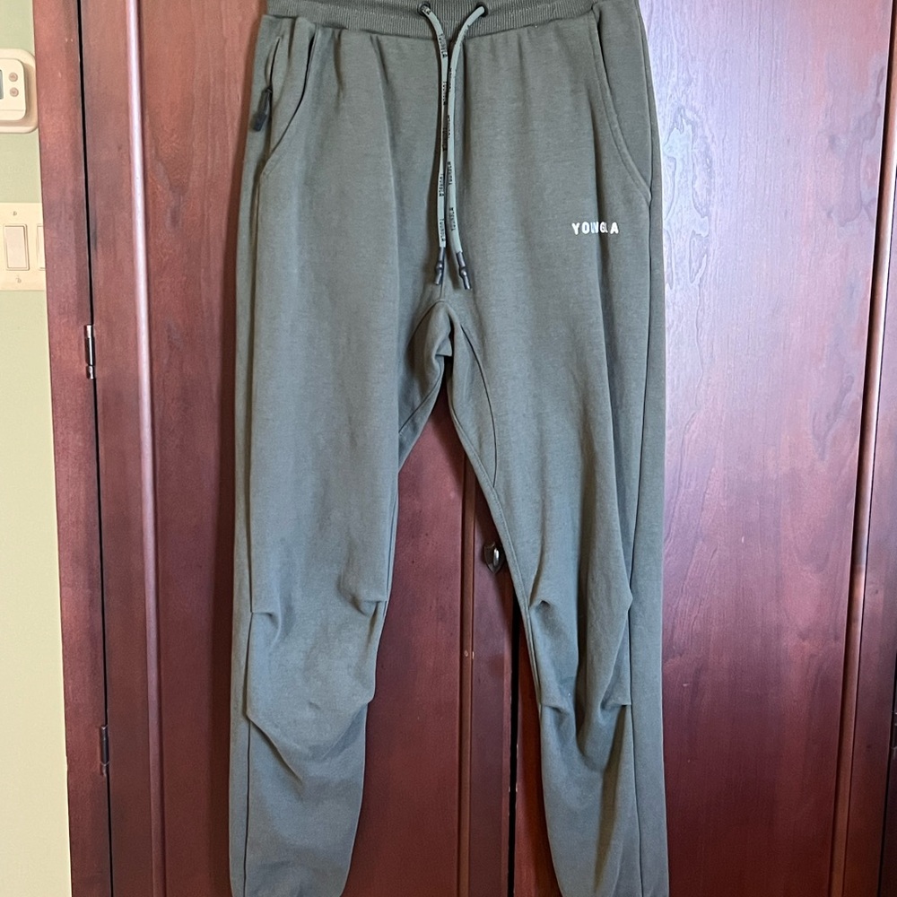 YoungLA Olive Green Men's Jogger Sweatpants